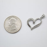 18K Gold Filled Heart Necklace Pendant