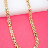 18K Gold Filled 6mm Wheat Chain (F216)
