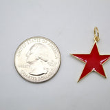 18K Gold Filled Star Charms (A1)
