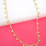 18K Gold Filled Dangle Ball Choker (G28)