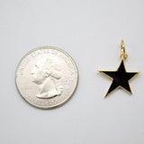18K Gold Filled Star Charms (A1)