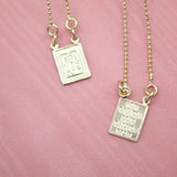 Gold Filled Escapularios Devotional Necklace (G66A)