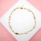Elephant Bracelet With Gold Beads (I128)