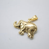 18K Gold Filled Elephant Pendant