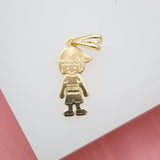 18K Gold Filled Boy Pendant
