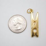 18K Gold Filled Clip Pendant (A144)
