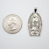 18K Gold Filled CZ Stone Virgin Mary Pendant (A101)