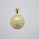 18K Gold Filled Coin Religious Wholesale Diy Jewelry Pendant (A18)(A206)