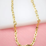 18K Gold Filled 5mm Clip Chain (H147)(I338)(E202)