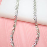 18K Gold Filled Designed Curb Choker Chain (G32)
