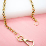 18K Gold Filled 7mm Solid Circle Link Chain (F173)