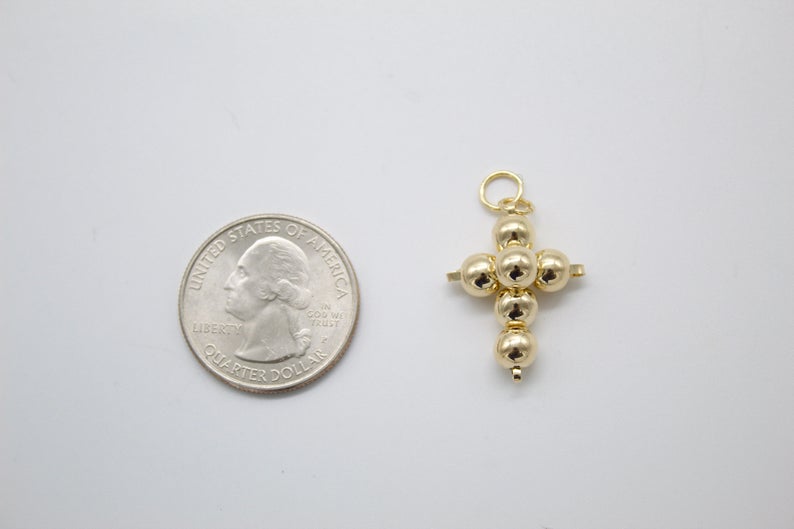 Radiant Dainty Cross Pendant (A104) (A280)