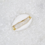 18K Gold Filled Colorful Enamel Puka Shell Pendant
