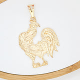 18K Gold Filled Chicken Rooster Bird Pendant (A126)