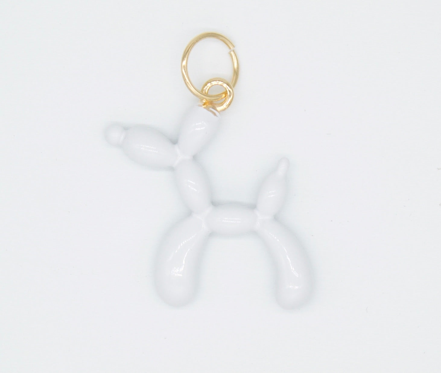 18k Gold Filled Enamel Dog Balloon Animal Pendant (A44)