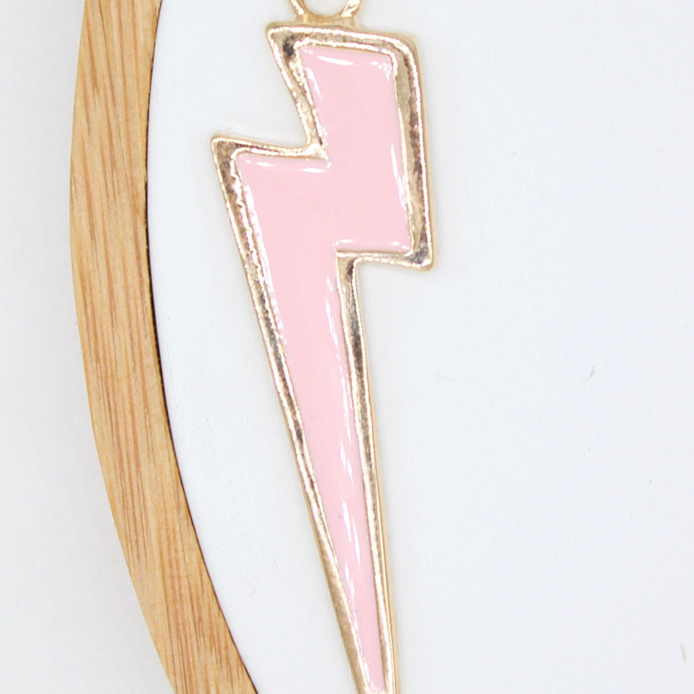 18K Gold Filled Colorful Enamel Lightning Thunder Bolt Pendant (A41)