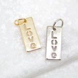 18K Gold Filled Dainty Love Gold Pill Bar