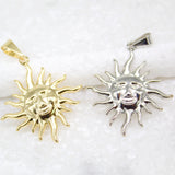18K Gold Filled Dainty Celestial Sun Charm Pendant (A23)