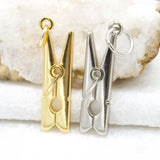 18K Gold Filled Clip Pendant (A144)