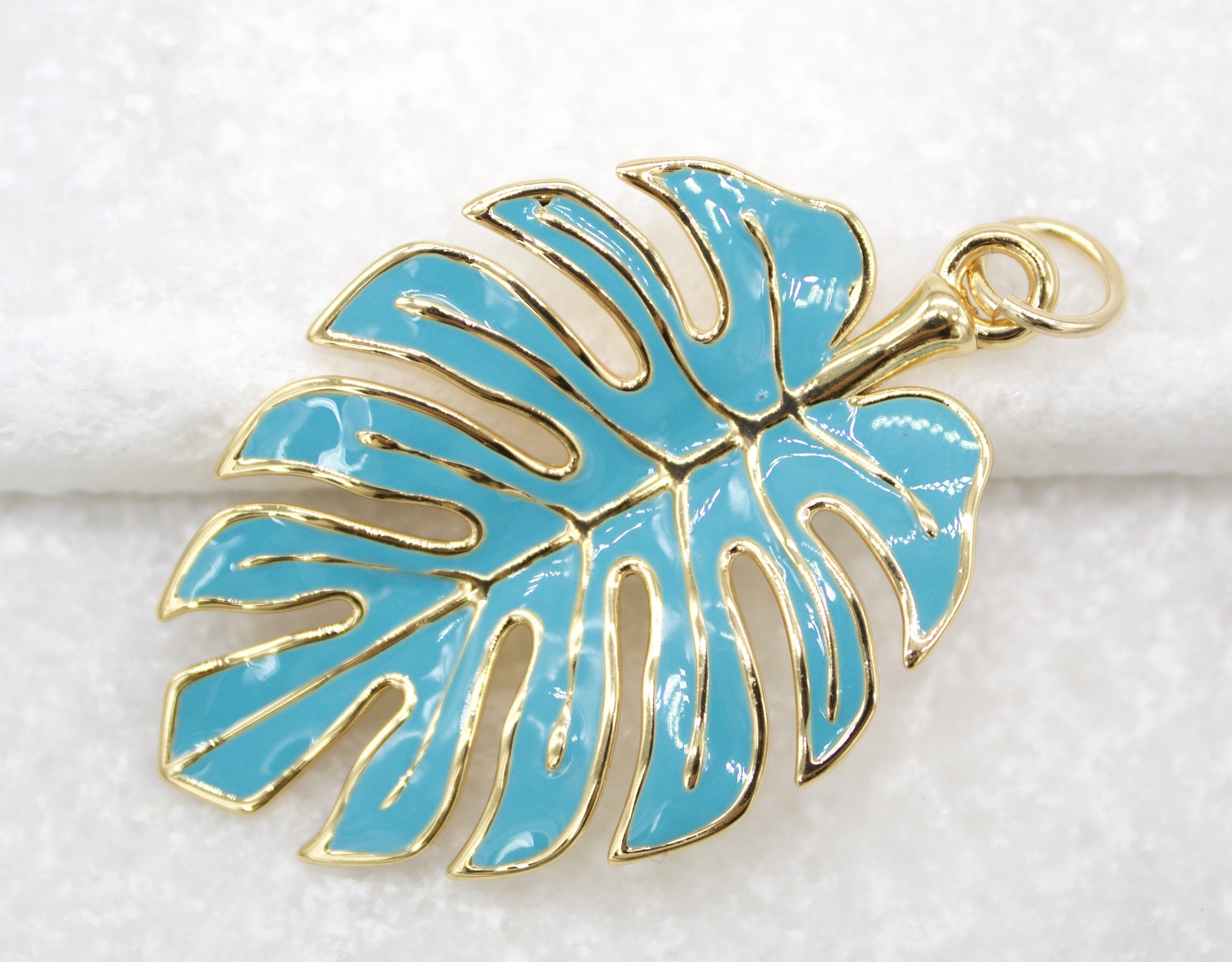18K Gold Filled Leaf Pendant