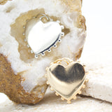 Gold Filled Heart Love Pendant with rounded curves (A153)