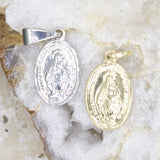 Tiny Gold Filled Miraculous Medal Pendant