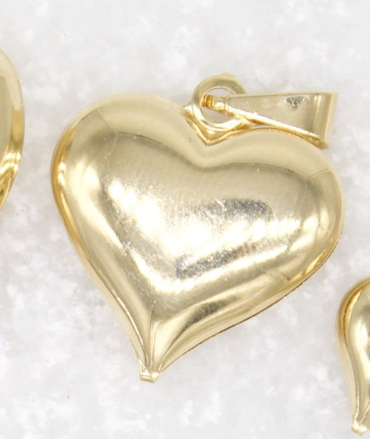 18K Gold Filled Heart Pendant (A6)(A227)(A224)