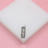 18K Gold Filled OUTLINED MAMA Pendant (A55)