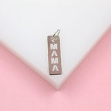 18K Gold Filled OUTLINED MAMA Pendant (A55)