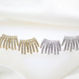18K Gold Filled Stud Earrings With CZ Stones (L83)