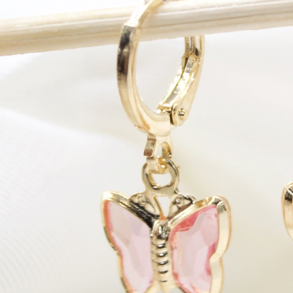 Butterfly French Hook Earrings (K287)