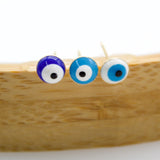 18K Gold Filled Evil Eye Stud Earrings