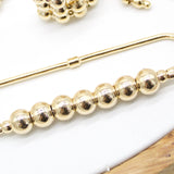 Gold Filled Beaded Bar Ear Cuff (L186)