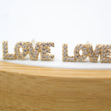 18K Gold Filled Love Earrings (L223)