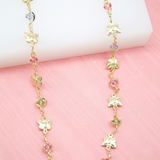 MultiColor CZ Stones With Butterfly Necklace (G12)