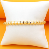 18K Gold Filled Pearl Bracelet