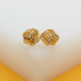 18K Gold Filled Knot Earrings