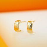 18K Gold Filled Plain Huggies (K322)