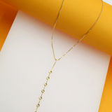 18k Gold Filled Dangle Necklace
