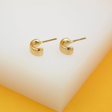 18K Gold Filled Plain Huggies (K322)