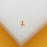 18K Gold Filled Initial Letter Choker (H159)