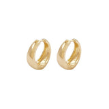 18K Gold Filled Huggies Earrings (L269)