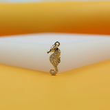18K Gold Filled Sea Horse Pendant