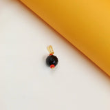 18K Gold Filled Azabache Pendant (A168)