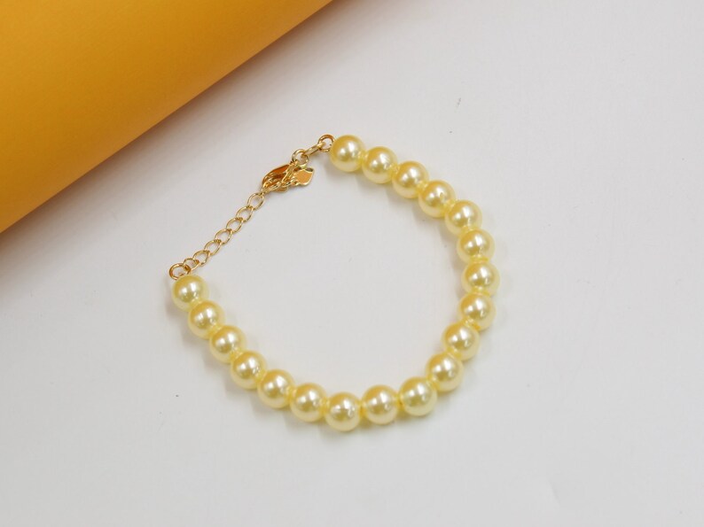 18K Gold Filled Pearl Beaded Necklace (H70)
